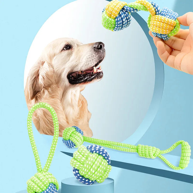 Hondenspeelgoed Touw Set – 7-delig – Kauwspeelgoed voor Honden – Interactief en Duurzaam
