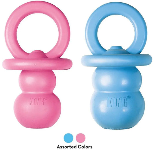 KONG Puppy Binkie – S/M | Speen-vormig Kauwspeeltje voor Puppy’s