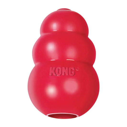 KONG Classic Red Rubber Hondenkluif | Duurzaam Hondenspeelgoed voor Kauwen & Spelen