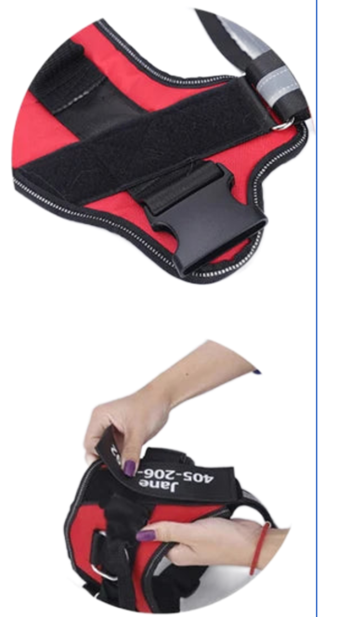 Comfortabel Hondentuig met Eigen Naam tag