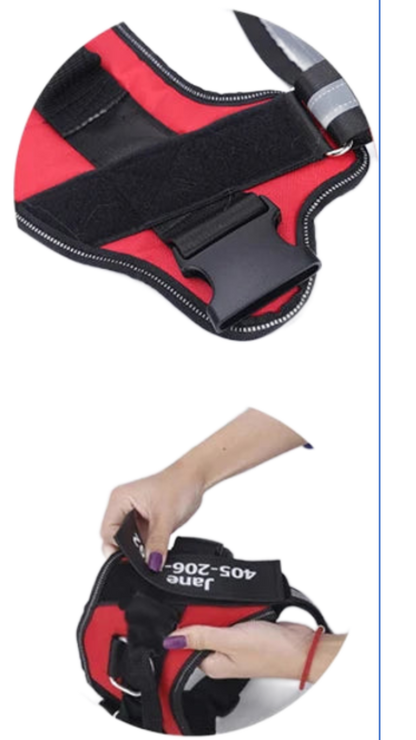 Comfortabel Hondentuig met Eigen Naam tag