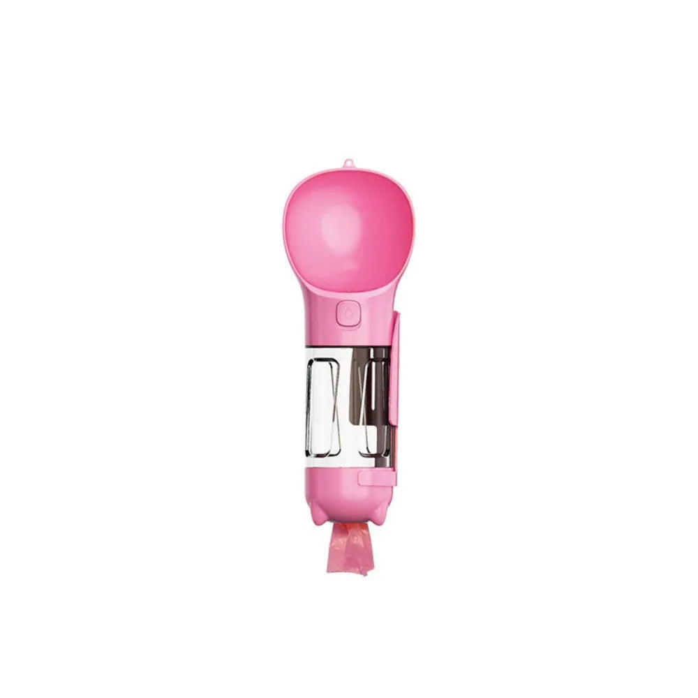 Luxe 3-in-1 Pet Dispenser – 300/500ml | Waterfles, Voercontainer & Afvaloplossing in Één
