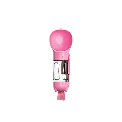 Luxe 3-in-1 Pet Dispenser – 300/500ml | Waterfles, Voercontainer & Afvaloplossing in Één