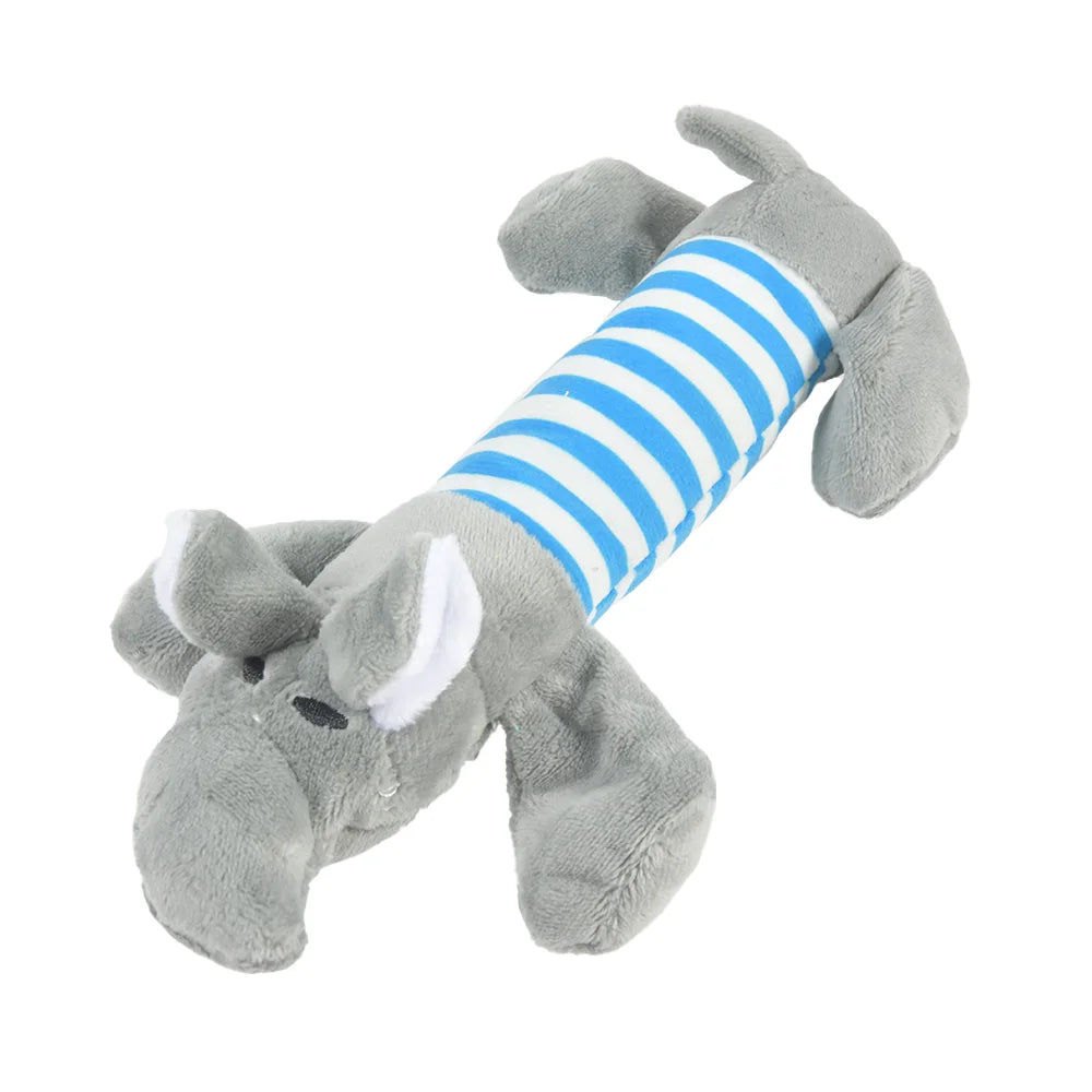 Pluche Dinosaurus Hondenspeeltje – Kauwspeeltje voor Kleine Honden & Puppy’s – Interactief Hondenspeelgoed