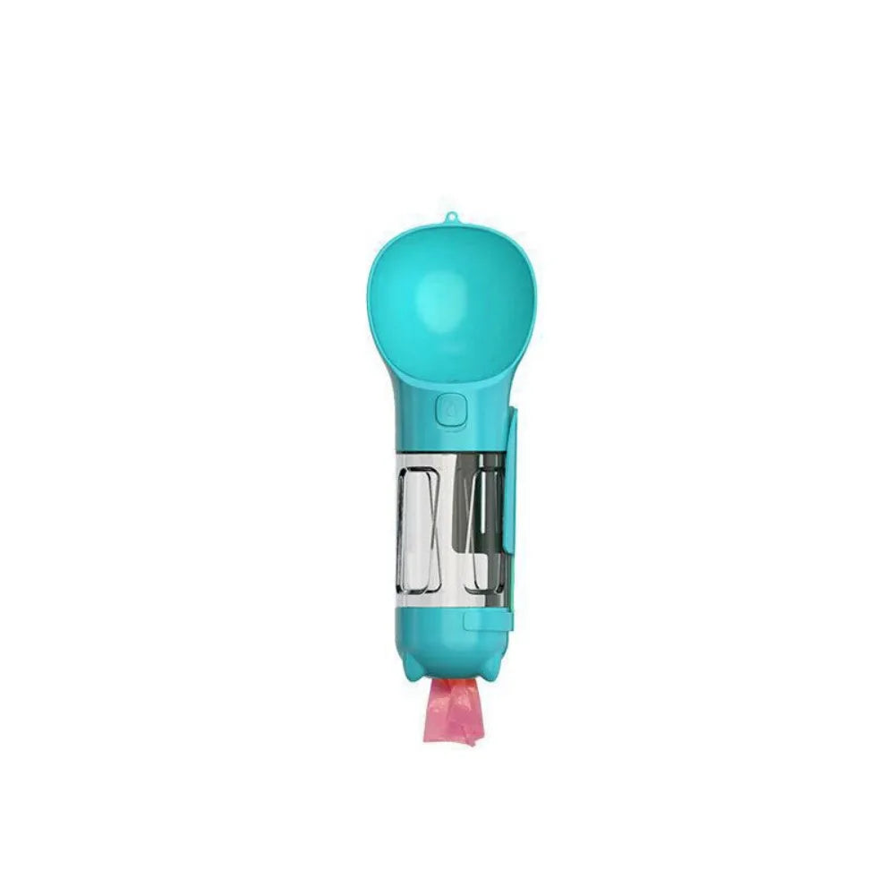 Luxe 3-in-1 Pet Dispenser – 300/500ml | Waterfles, Voercontainer & Afvaloplossing in Één