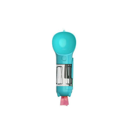 Luxe 3-in-1 Pet Dispenser – 300/500ml | Waterfles, Voercontainer & Afvaloplossing in Één