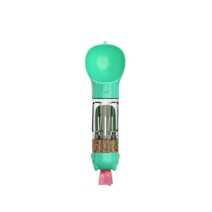 Luxe 3-in-1 Pet Dispenser – 300/500ml | Waterfles, Voercontainer & Afvaloplossing in Één