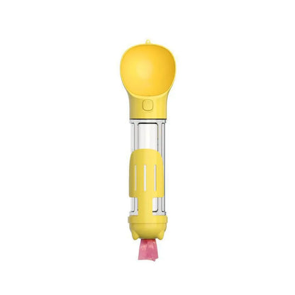 Luxe 3-in-1 Pet Dispenser – 300/500ml | Waterfles, Voercontainer & Afvaloplossing in Één
