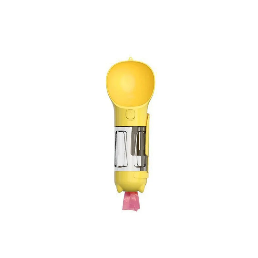 Luxe 3-in-1 Pet Dispenser – 300/500ml | Waterfles, Voercontainer & Afvaloplossing in Één
