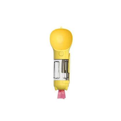 Luxe 3-in-1 Pet Dispenser – 300/500ml | Waterfles, Voercontainer & Afvaloplossing in Één
