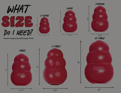 KONG Classic Red Rubber Hondenkluif | Duurzaam Hondenspeelgoed voor Kauwen & Spelen