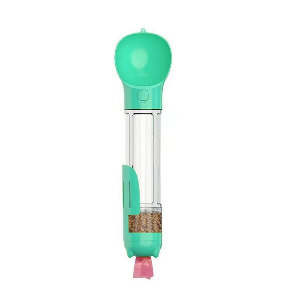Luxe 3-in-1 Pet Dispenser – 300/500ml | Waterfles, Voercontainer & Afvaloplossing in Één