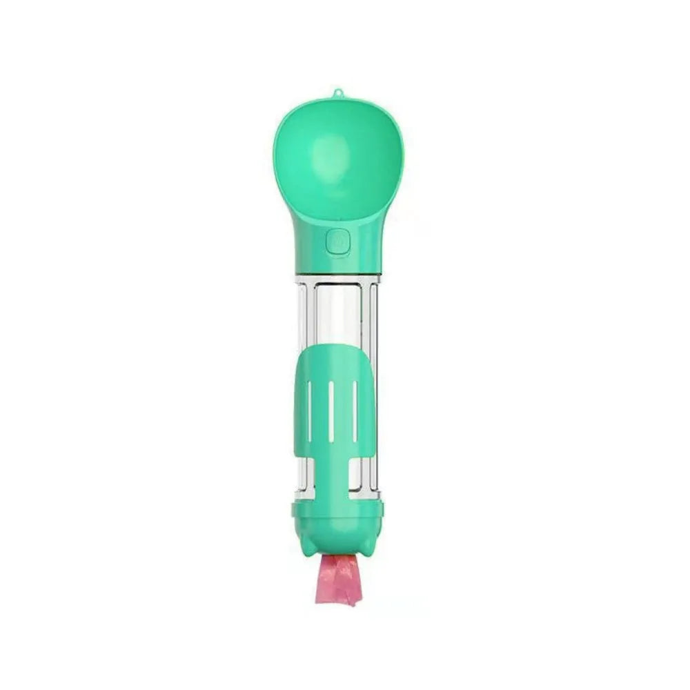 Luxe 3-in-1 Pet Dispenser – 300/500ml | Waterfles, Voercontainer & Afvaloplossing in Één