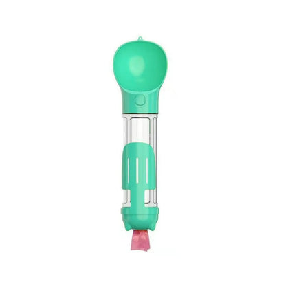 Luxe 3-in-1 Pet Dispenser – 300/500ml | Waterfles, Voercontainer & Afvaloplossing in Één