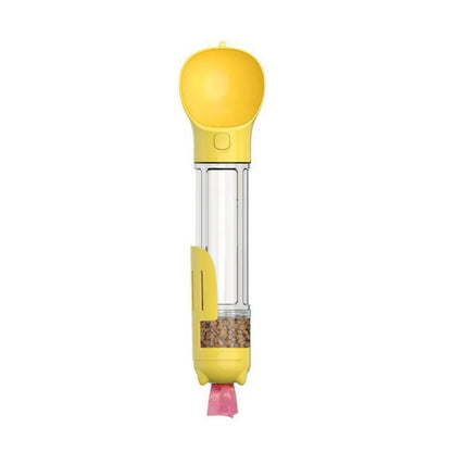 Luxe 3-in-1 Pet Dispenser – 300/500ml | Waterfles, Voercontainer & Afvaloplossing in Één